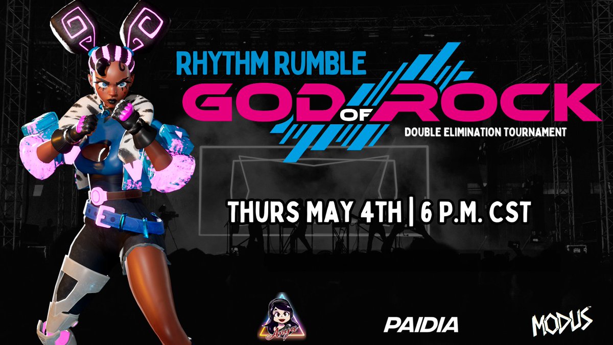 𝑻𝑼𝑬 𝑨𝒏𝒚𝒂 🔜 Combo Breaker on Twitter "Hosting a godofrockgame