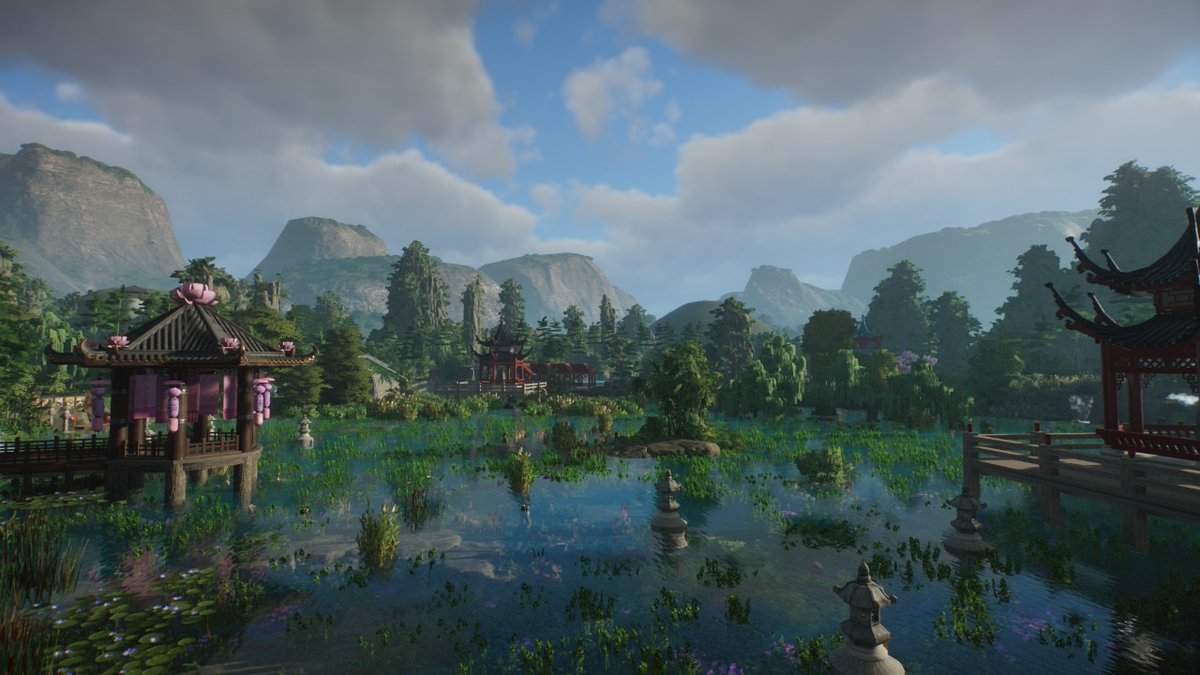 PlanetZooGame's tweet image. Feel the charm of The Origins of the White Snake this #MegaMonday. This artistic build does not only look like a painting, but it is packed with beautiful landscapes you can immerse yourself in.  

Get the build here: steamcommunity.com/sharedfiles/fi…