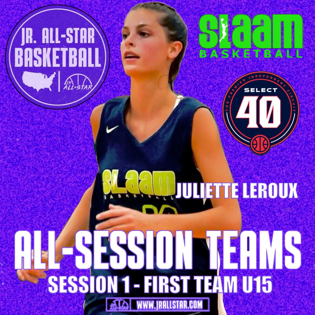 It is really exciting watching your coming out party!!! <a href="/juliett_leroux/">Juliette Leroux</a> <a href="/2026Slaam/">SLAAM Woodson 2026</a> #SLAAMFam <a href="/JrAllStarBB/">Jr. All-Star Girls Basketball</a>