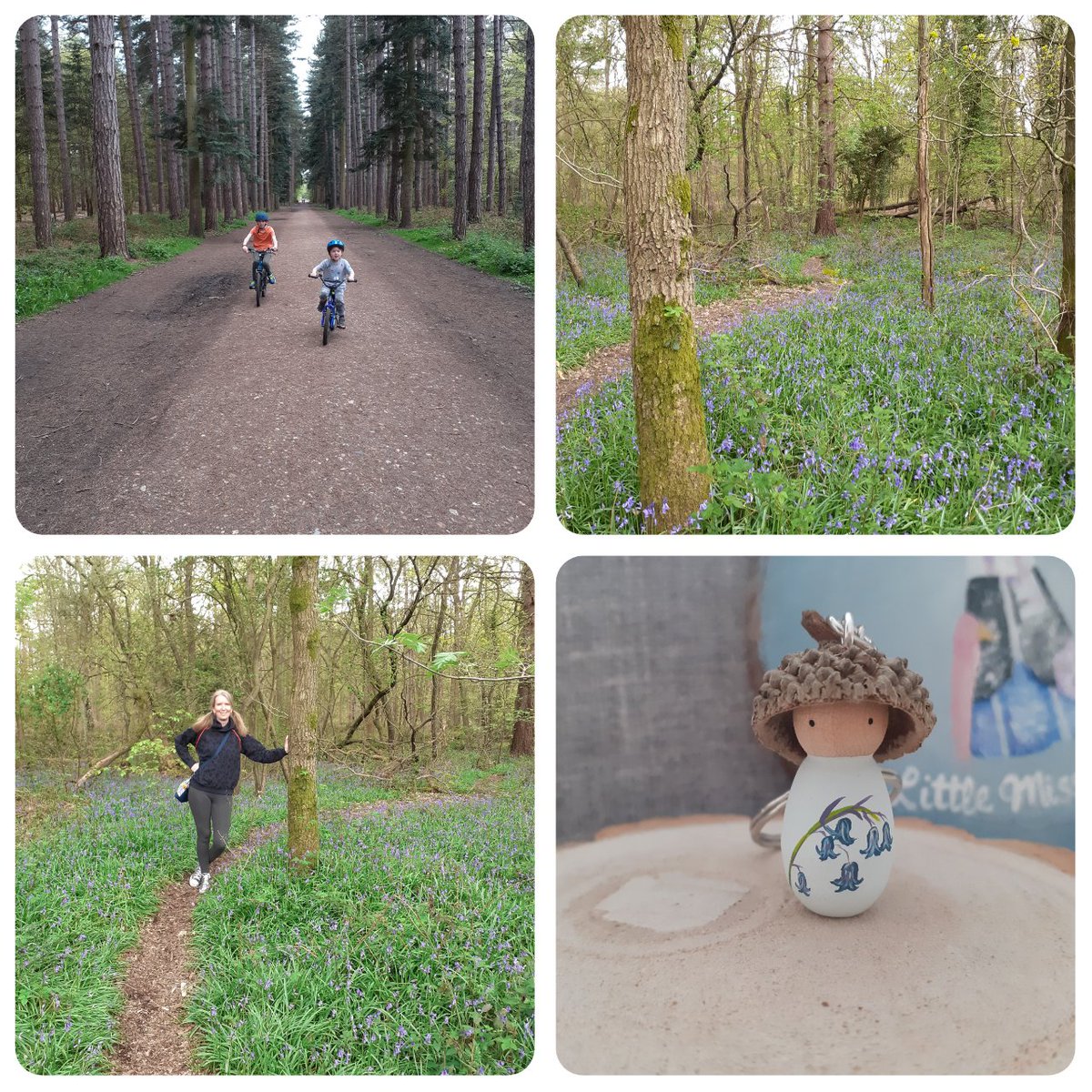Happy May Day! We spent the day in the woods - boys on bikes, Myself looking for bluebells of course! 💙 
Have you been bluebell spotting? #Bluebells #bluebellseason #MayDay2023 #bikeride #mumofboys