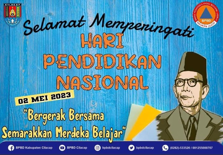 Selamat Hari Pendidikan Nasional 2023! Bergerak bersama semarakkan merdeka belajar.