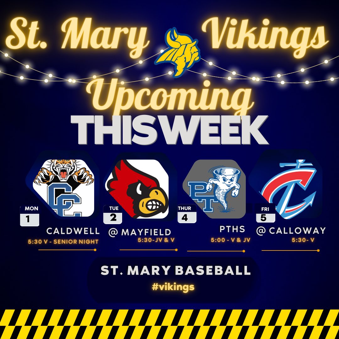 A busy week for the Vikings as we kick it off with Senior Night tonight honoring our 6 Seniors! <a href="/chelseabrooke/">Chelsea Parker</a> <a href="/TheAdamBWells/">Adam Wells</a> <a href="/jcjensen94/">Jared Jensen</a> <a href="/WestKYSportsNet/">West KY Sports Network</a> <a href="/westkystar/">westkentuckystar.com</a> <a href="/Region1Sports/">Region 1 Sports</a> <a href="/BlakeSandlin/">Blake Sandlin</a> <a href="/4CalebKing/">Caleb King</a> <a href="/ChrisHaas61/">Chris Haas</a>
