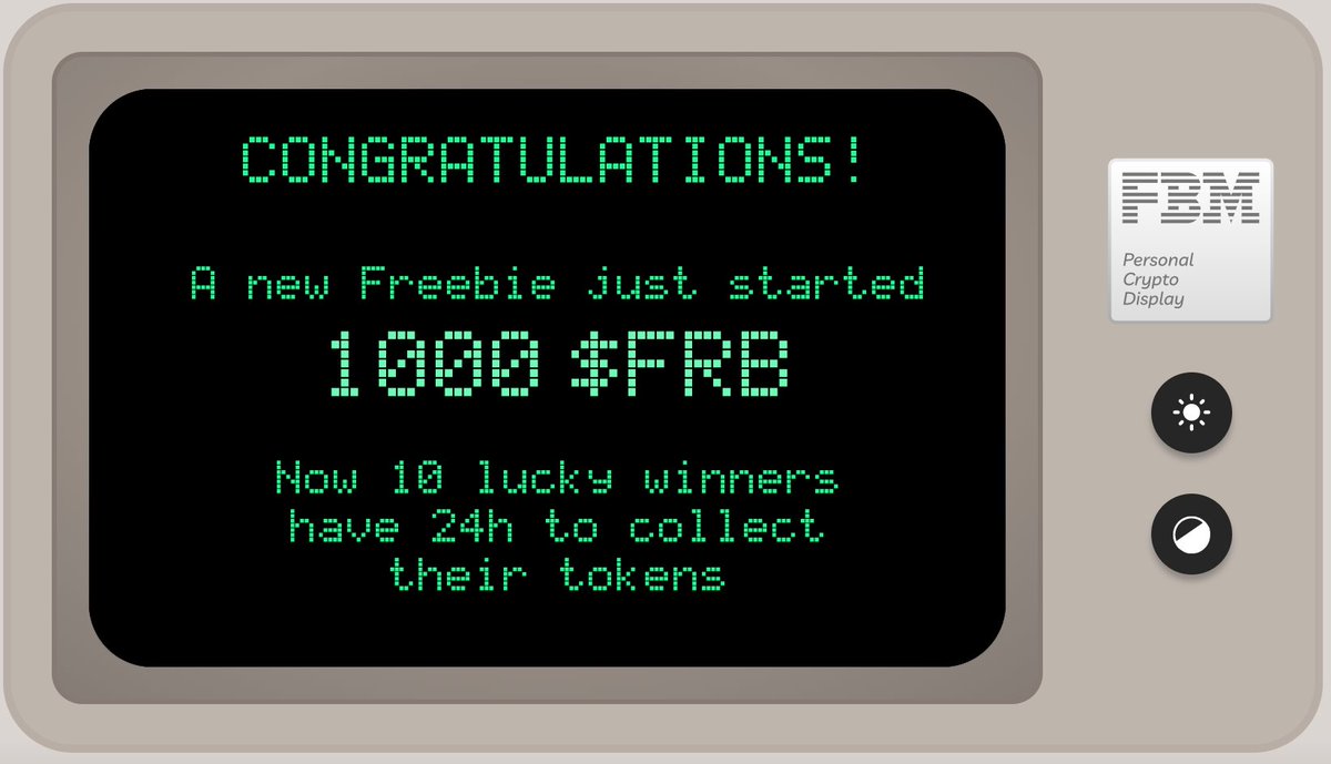 📣 The Freebie has started!

❗️The winners have 24 hours to claim their $FRB tokens!

👀 The Winners list can check on app.freebielife.me  (“dashboard” button)

The next Freebie will be soon!   
#AVAX  #GameFi #DeFi #crypto #Avalanche