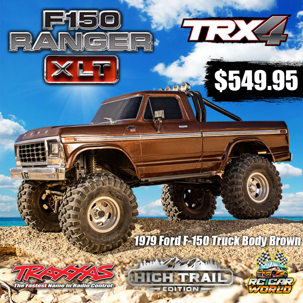 Trx-4 High Trail Edition With 1979 Ford F-150 Truck 
Available now at the store $549.95
Buy here: rccw.us/f150
#RcTraxxas #RcF150Ranger #RcTrx4 #RcHighTrailEdition #Rc1979Ford #RcF150 #RcTrucks #RcCarWorld