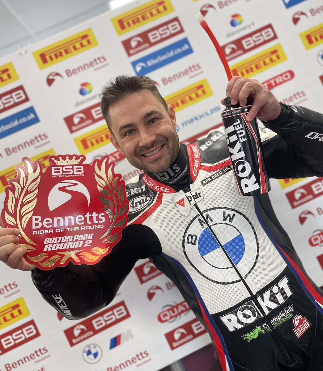You voted @realleonhaslam your @bennetts_bike Insurance Rider of the Round for @Oulton_Park #OultonBSB