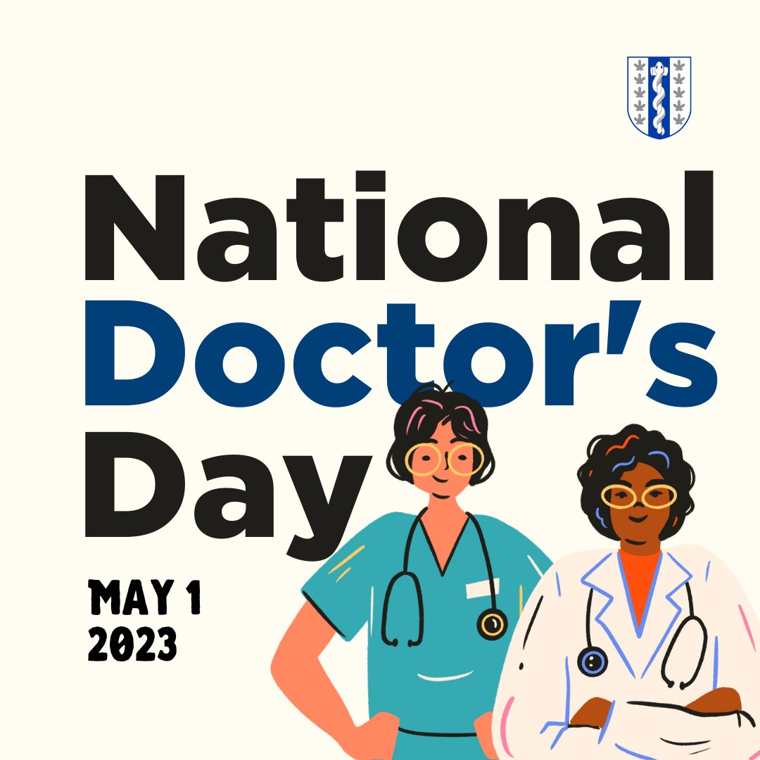 CFPC_e's tweet photo. Happy #DoctorsDay to all the dedicated physicians! Your tireless efforts and expertise are essential to keeping Canadian healthy. Family Physicians play a key role at the front of the line of primary care in Canada. Learn how: https://t.co/i7bdL4pzUr #NationalPhysiciansDay https://t.co/J74ra6NTxO