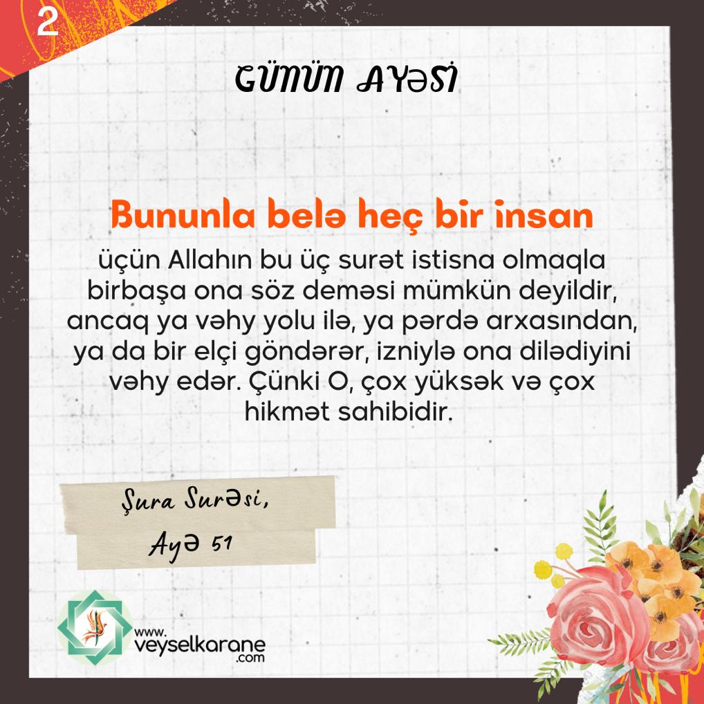Azerbaycanuveys's tweet photo. Allahı bilməyə və şevməyə gəldik bu aləmə
#Beltane 
#duazehra https://t.co/XkVLpoqCRQ