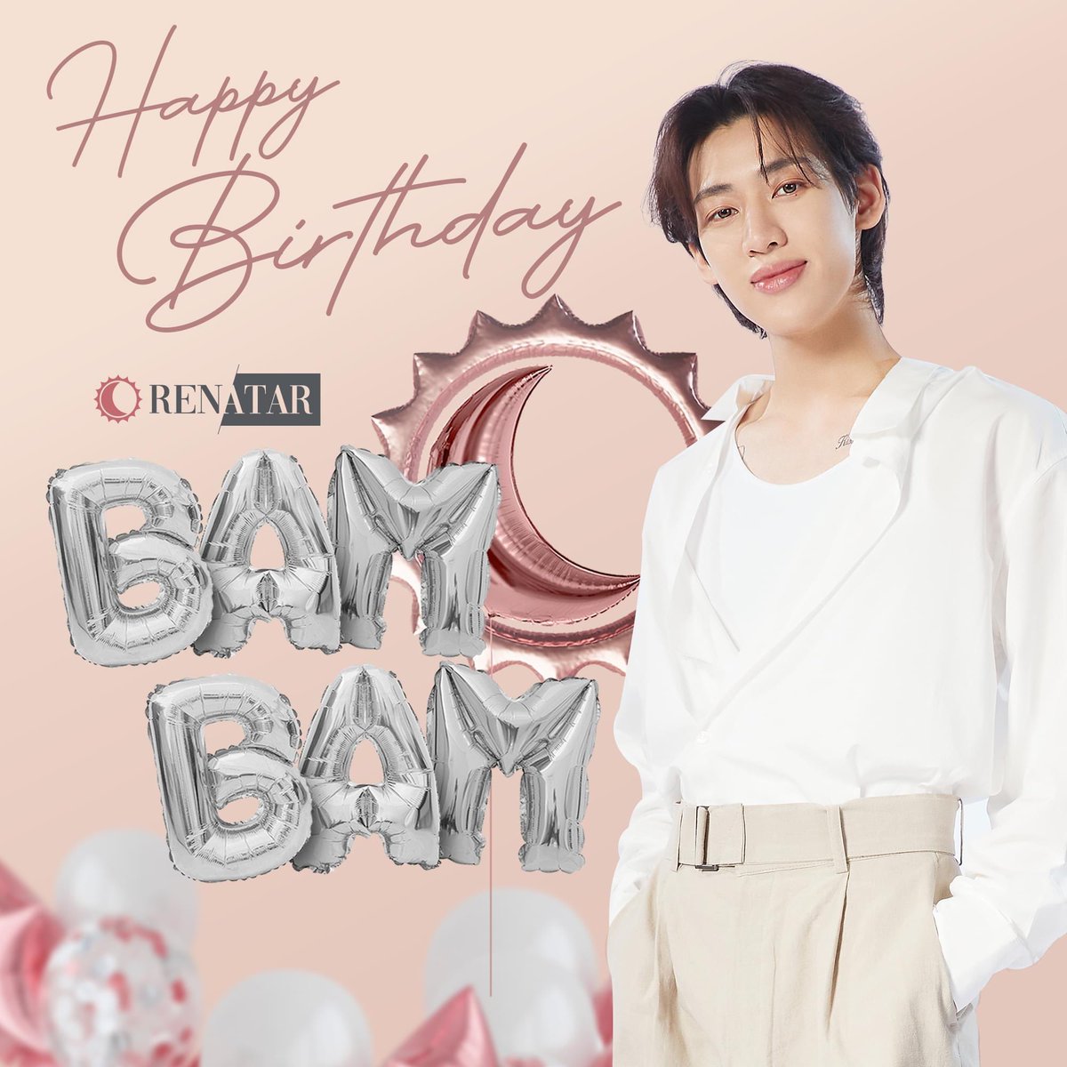 l3reewitch's tweet photo. Happy Birthday 🎊 N’Bambam ka

💚🕊️☀️🌙
#BamBamXRenatar 
#BestOfMeBestOfBam 
#Renatar #เรนาต้า https://t.co/WS9MM0zG18