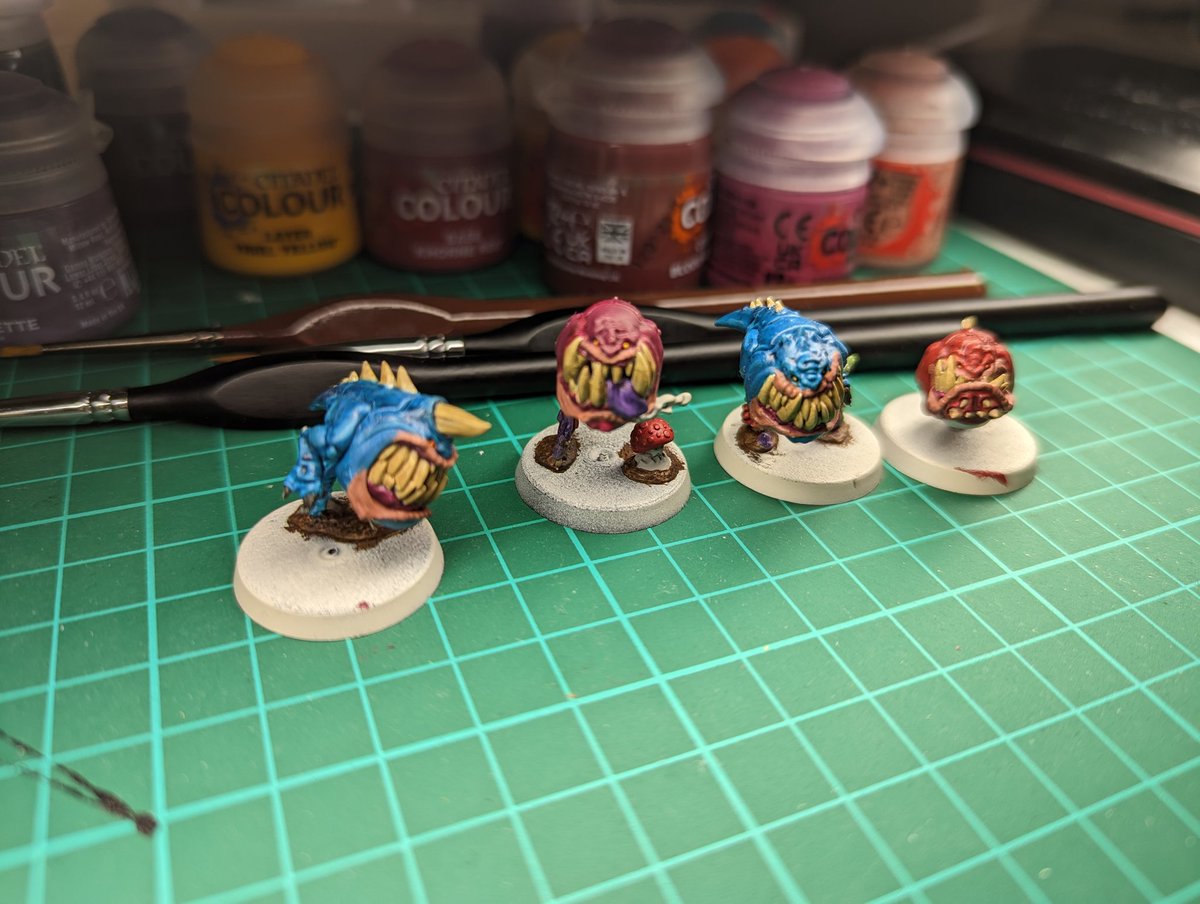 Happy my first ever squigs now to move onto the bad boy mangler squigs