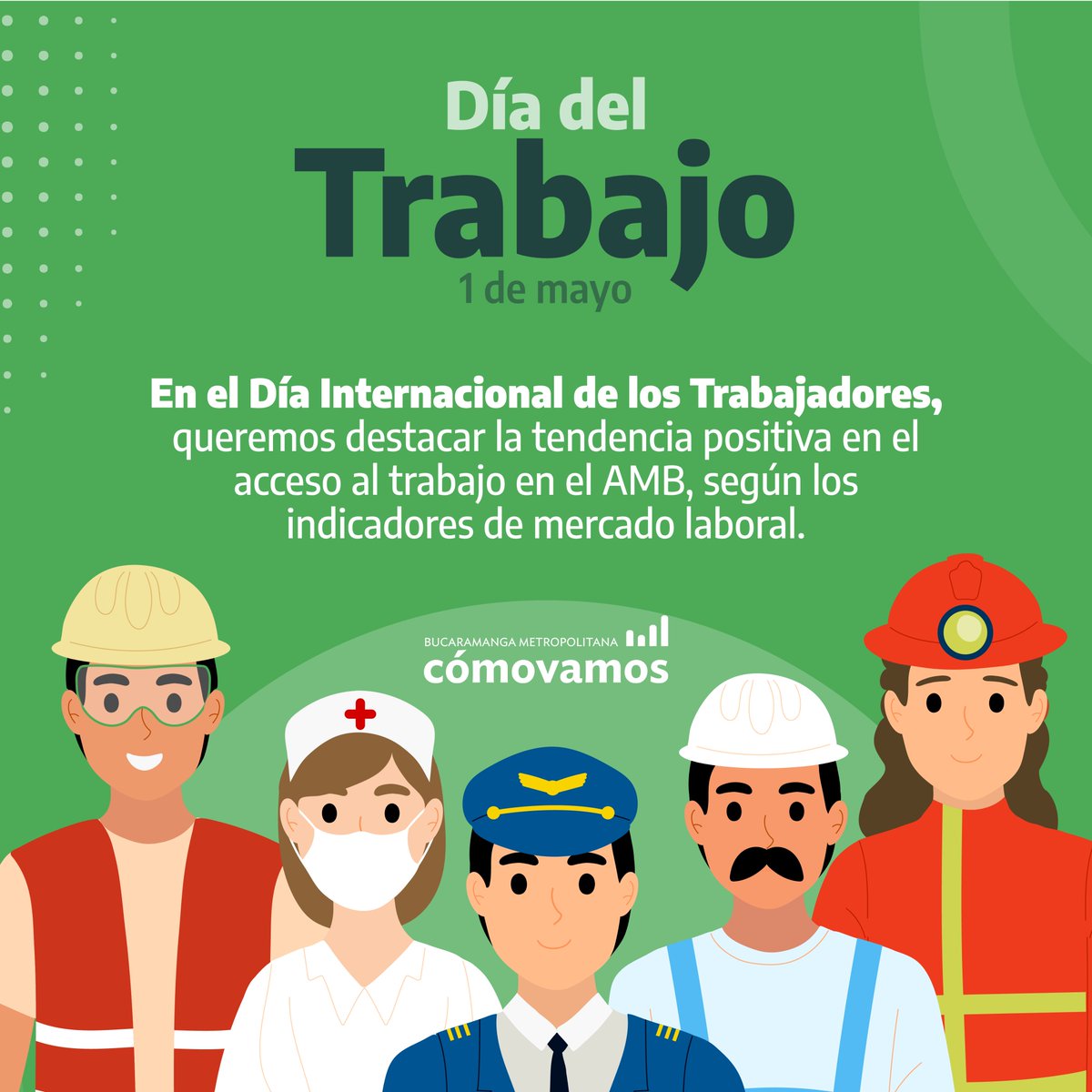 BGAComoVamos's tweet photo. ¡Hoy es el Día del Trabajo! 💼 En el AMB, los indicadores laborales son positivos. Aún así, es necesario seguir avanzando hacia mejores, y más oportunidades 👷♀️👷♂️ #DíaDelTrabajo #ProgresoLaboral #Bucaramanga #AMB
🧵1/2 https://t.co/fOJISt6guI