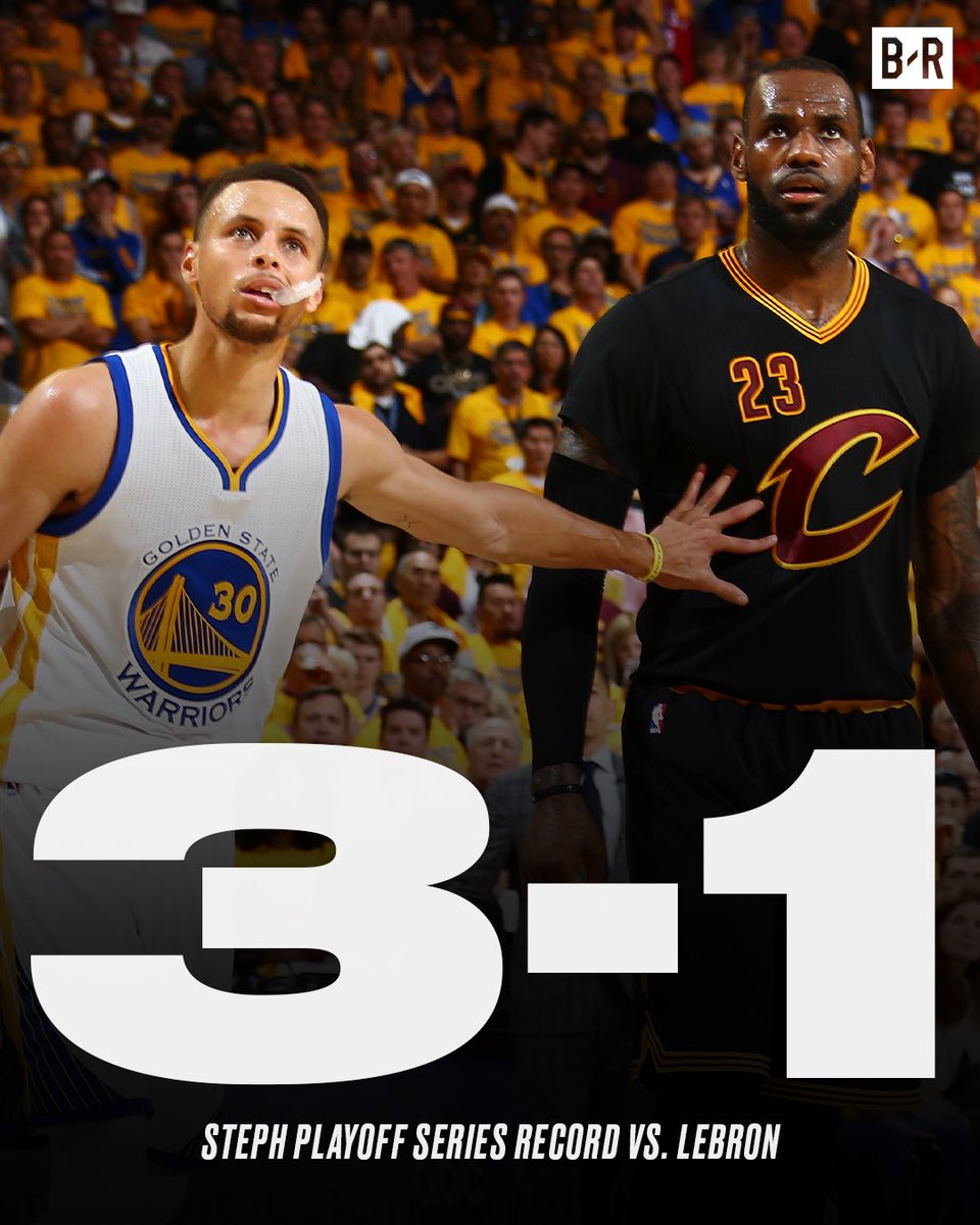 Steph is 15-7 in playoff games all-time vs. the King too 👀

Who's winning this series?