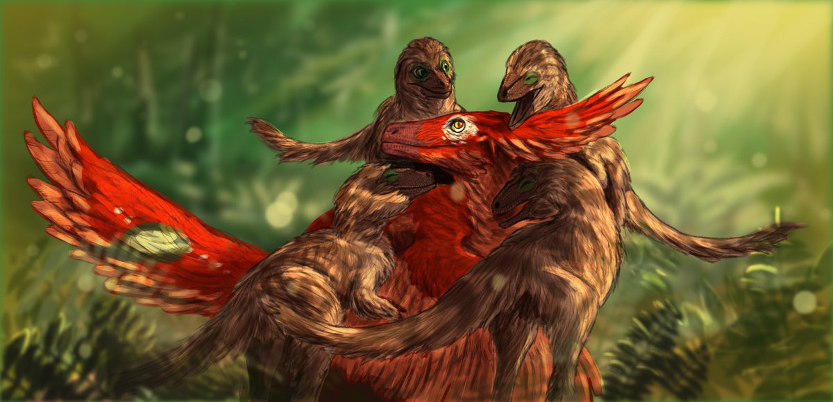 omegafreelancer's tweet photo. L+Ratio'd by Paleo art 

Credit to the artists:

@Achillobator_G 
@Riamus01 
@SerpenIllus 
@FredtheDinoman https://t.co/FCNf1b2zZM