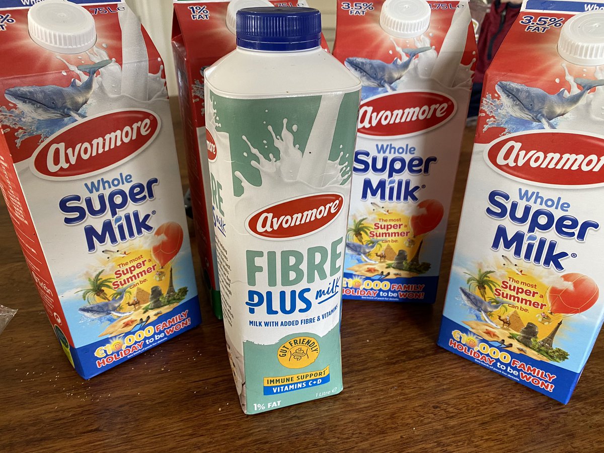 fimalone1's tweet photo. Said we would try some of the new @tirlan_ milk with chicory added for fibre ….. the gang here gave it a resounding thumbs up !!! Adding it to the shopping list !!! Well impressed !!! @Avonmoretaste #SuperMilk https://t.co/9ah1HOBt7e