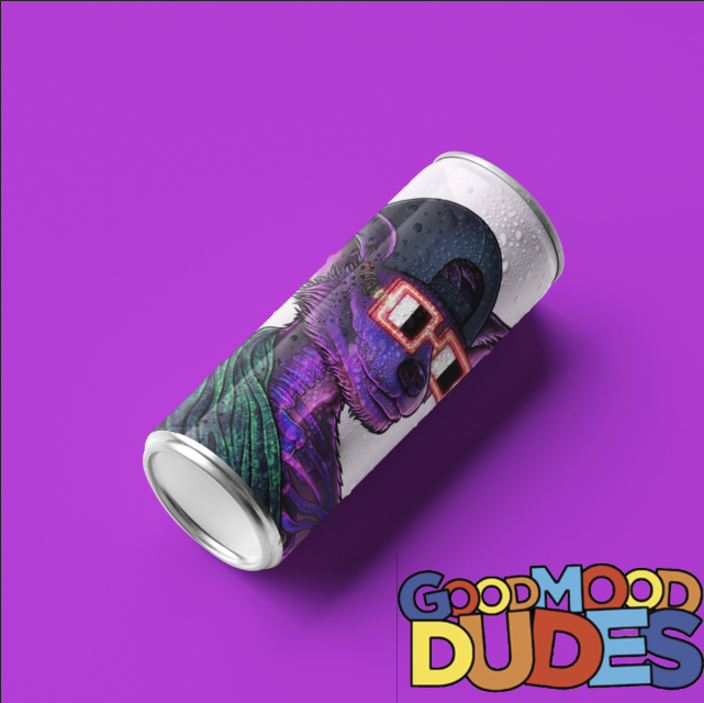 goodmooddudes's tweet photo. Its Monday, 

Congrats to @oogyNFT on what they are building, here is one of our custom cans we created for you !! https://t.co/eobYszNr4S