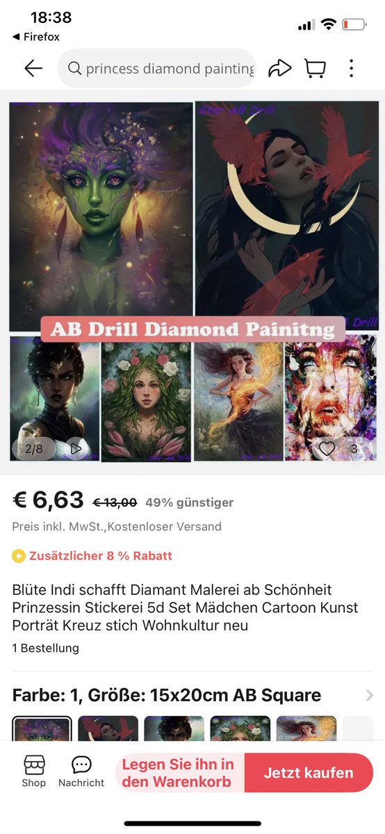 IndiiCreates's tweet photo. Some random shop on Ali express is using my work and selling it..
Does someone know if I can do anything?? https://t.co/P07MFna0yU