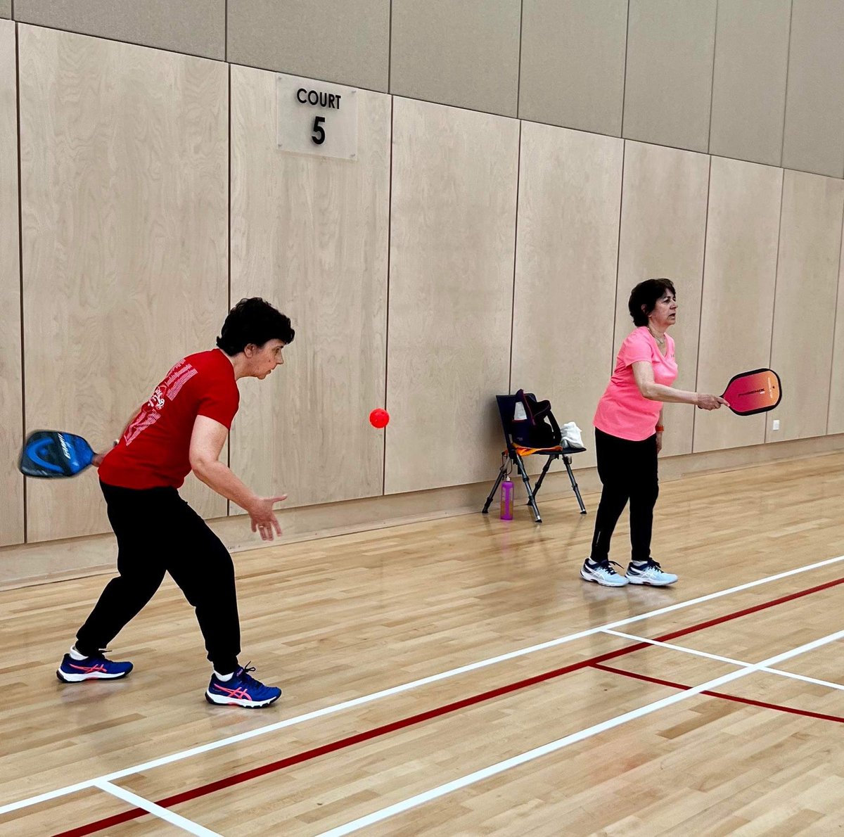 Bank Holiday fun session today at the Allander! We look forward to the <a href="/PickleballScot1/">Pickleball Scotland</a> 2023 Scottish Nationals + Masters Championships kicking off at this venue in just 32 days!🤩