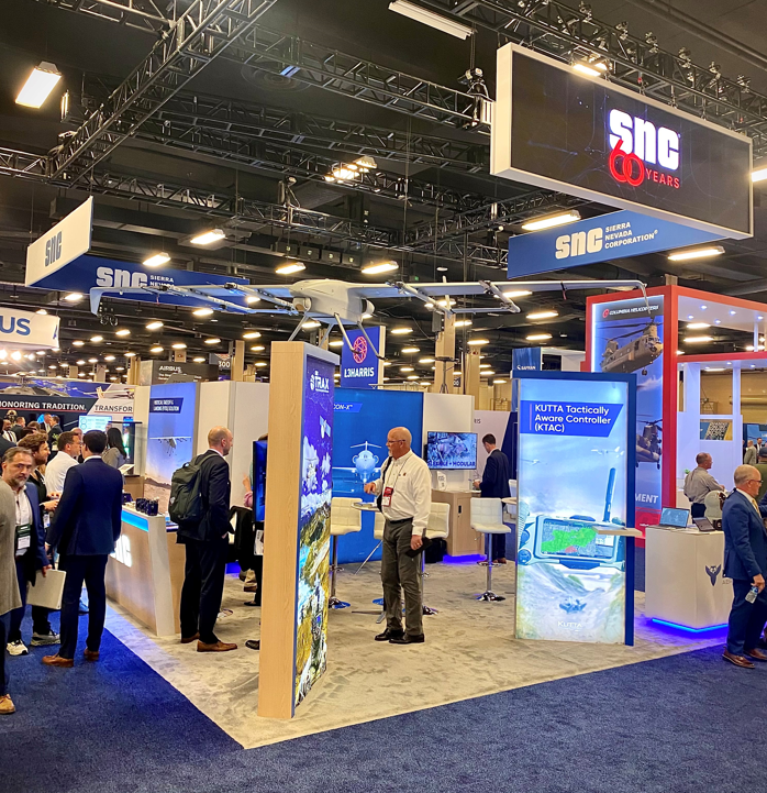 SierraNevCorp's tweet photo. We had some great discussions with customers and industry partners about emerging Army Aviation’s needs at the AAAA Summit last week. Our open architecture systems and MOSA solutions support challenges like JADC2 and A-ISR. Visit https://t.co/b5oG5HRdg3 to learn more! #23summit https://t.co/yIMVFPD4r6