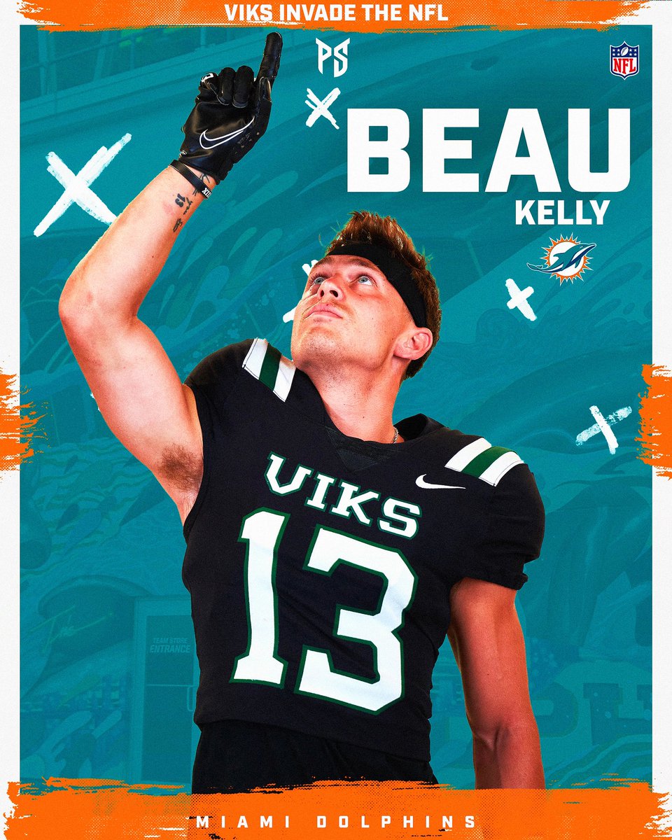 Portland State Football (@psuviksfb) on Twitter photo Congratulations to <a href="/beaukells/">Beau Kelly</a> on making his @nfl dreams come true with the <a href="/MiamiDolphins/">Miami Dolphins</a>
#GoViks | #ProViks | #ViksInvadeTheNFL Congratulations to <a href="/beaukells/">Beau Kelly</a> on making his @nfl dreams come true with the <a href="/MiamiDolphins/">Miami Dolphins</a>
#GoViks | #ProViks | #ViksInvadeTheNFL