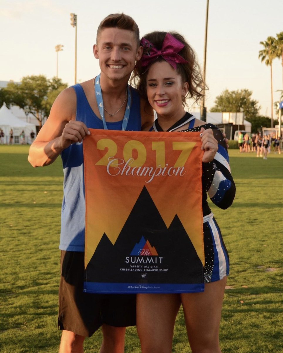 When life comes full circle! 🏔️☀️💙 #theworldneedsmorecheer #cheerathletics #thebestofthebest #cheerleading #cheerleader #cheer #Tumble #Stunt #cheering #allstarcheer #allstar
