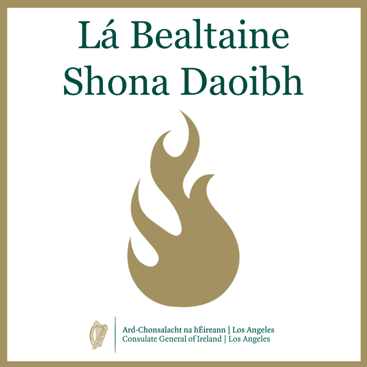 IrelandinLA's tweet image. La Fhéile Bealtaine shona daoibh! 🌼🔥

Traditionally in Ireland, May 1st marks the feast day of #Bealtaine, where bonfires are lit to celebrate the first day of summer!