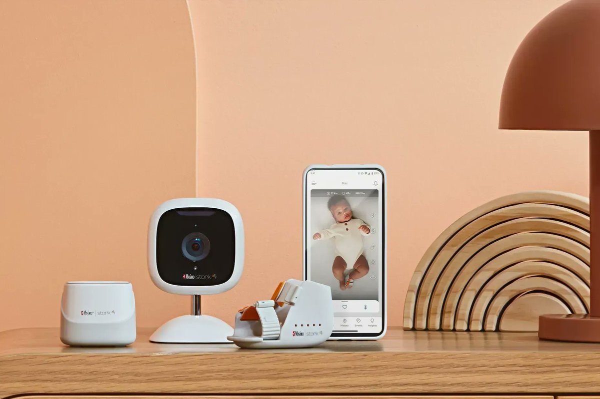 JoeKiani's tweet photo. Today, a reliable baby monitor is born with the launch of Stork. Our goal is to improve the parenting experience through a seamless, thoughtful integration of trusted health technologies that bring a baby’s real data to parents https://t.co/3HGj34rZD5 
#Masimo  #MasimoStork https://t.co/uUOwg2G5ta