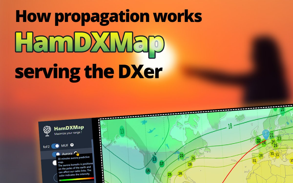 f5uii's tweet photo. I have just published on my blog this article presenting my latest software development🌎#HamDXMAp for radio amateurs who like 📡#DX, #hamradio long distance contacts🗺

Have a good read, and a good discovery
#hamr #MUF #propagation

https://t.co/S6QswXkt03 https://t.co/A9Y4fQ3tXf