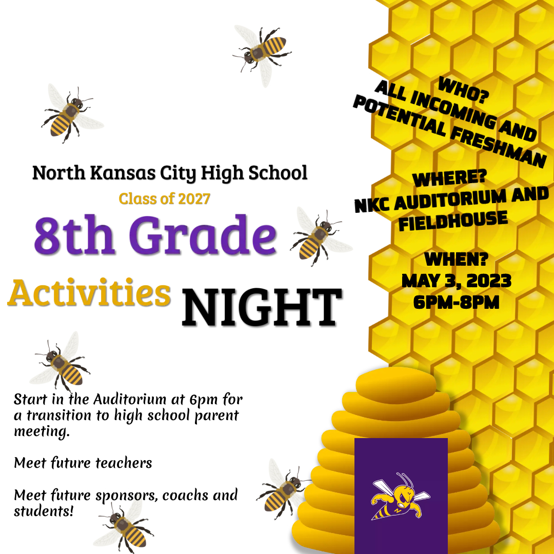 NorthtownNews's tweet photo. Current 8th grade Students &amp; Parents! Join us May 3 from 6-8PM for an opportunity to explore all of the activities, arts, athletics, clubs, &amp; organizations at Northtown &amp; meet with coaches, sponsors, &amp; students to find out how to get involved! https://t.co/jyVytL4bIl