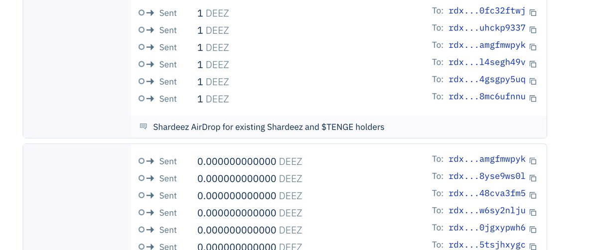 Haha, well i fucked this airdrop script up ... but my intentions were pure! So done w/ Olympia

Check your wallet and @vikinglandnft to see your new Shardeez, if you were a previous Shardeez holder, or a $TENGE believer!🐐

<a href="/TENGEXRD/">$TENGE</a> #RadixNFTs <a href="/ShardeezNFT/">Shardeez on Radix 🌫🔳🔲⬛️◾️◽️◼️▪️▫️◻️⏹🌫</a>