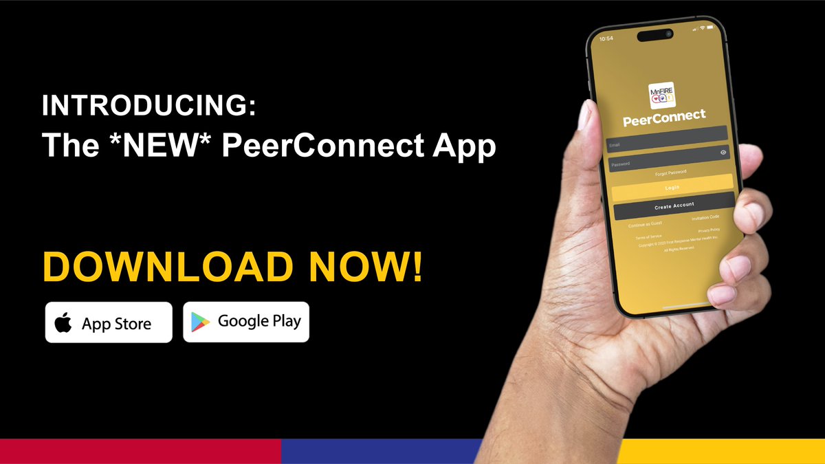 Introducing the MnFIRE PeerConnect app!

This FREE tool connects Minnesota firefighters with health and wellness resources, plus trained peer supporters who know firsthand the difficulties firefighters face. Available in the Apple App Store or Google Play.
mnfireinitiative.com/app/