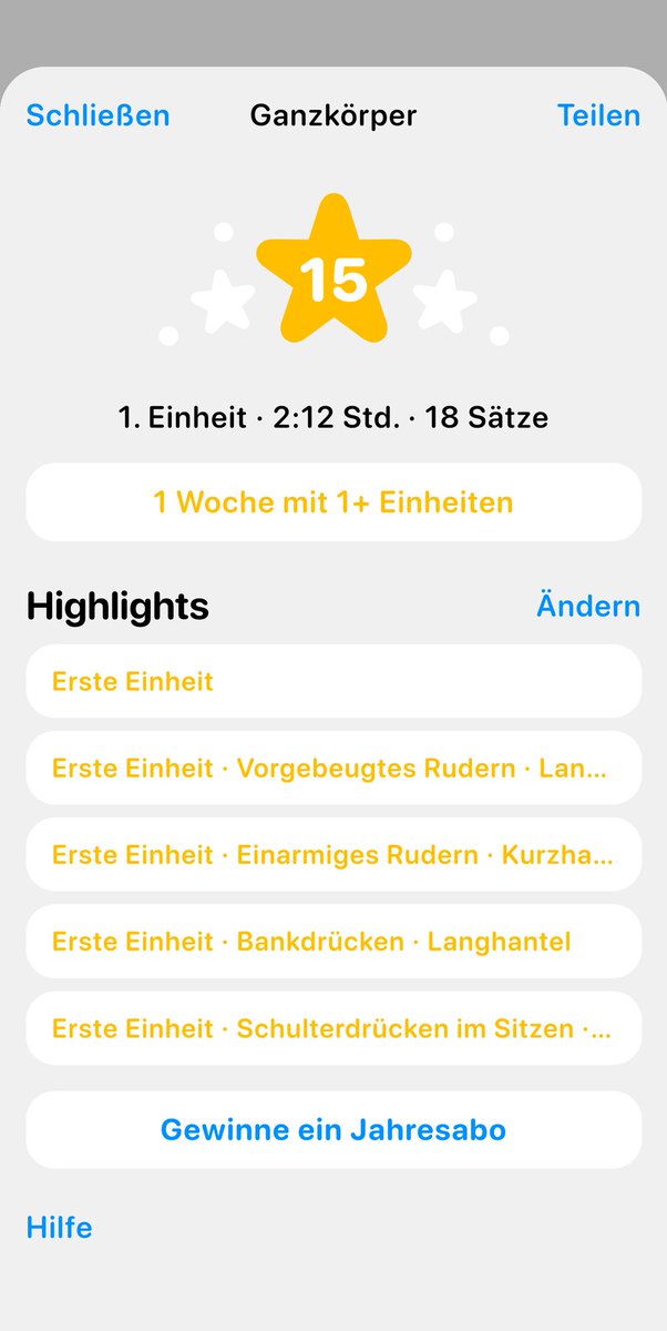 Es hat begonnen💪💪💪