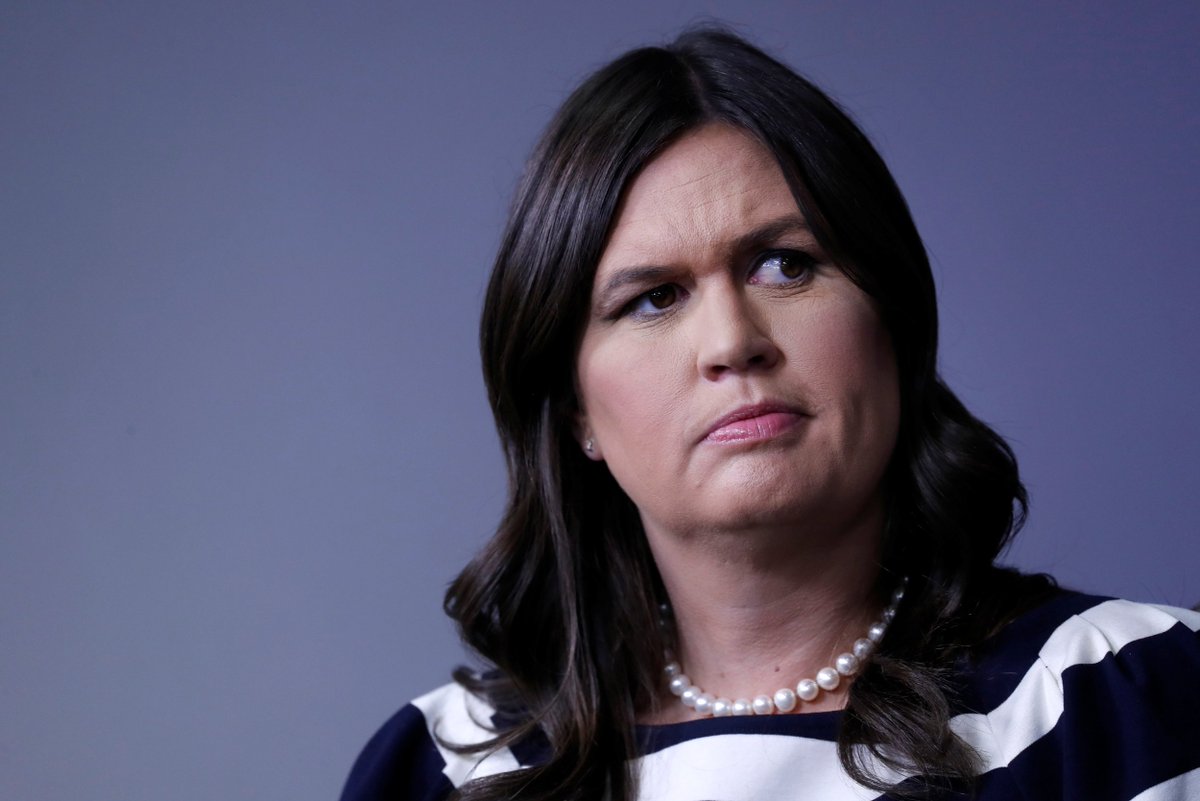 OccupyDemocrats's tweet photo. BREAKING: MAGA Gov. Sarah Huckabee Sanders gets brutally destroyed by political analyst Rae Hodge who calls her first 100 days in office an "embarrassing" series of social media "fumbles" and a coordinated effort to hurt the poor.

Hodge says that it feels like "the worst session ever" but that even that description doesn't manage to "capture the brutality" that has been "heaped on all but the wealthiest and most insulated."

As usual, Republicans in power only care about shoveling more money to the super-rich who foisted them into power. Teachers, librarians, children, and trans people have been streamrolled under Huckabee Sanders' disastrous reign.

"Then there's Sanders' terrifically embarrassing Instagram hype videos, featuring her pitched-down monotonous voice atop what sounds like a electronic dance track from the most painfully sober club you've never been to," added Hodge, going for the jugular.

Outside of how deeply unlikeable the governor is, Hodge said that her attacks on public school funding and criminal justice reform will do lasting damage and are "stabs" into the state's "future."

Hodge concluded that any "ambitions" that Sarah Huckabee Sanders has to be come a "national figure" will lead to her combining MAGA idiocy with the GOP desire to punish "the most vulnerable members of society."

Retweet if you would absolutely never vote for the monstrous Sarah Huckabee Sanders!