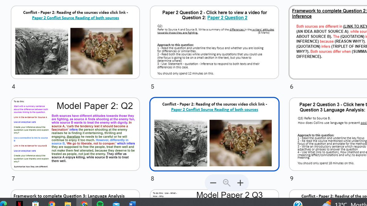 SusanSEnglish's tweet photo. Videos that walk students through how to approach
@AQAEnglish
English Language Paper 2 Q1 - Q4 with the source as well. All links are embedded in the PP. If useful:
@Team_English1 
https://t.co/KWyhMcBfGD https://t.co/ZQcHc1QtCL