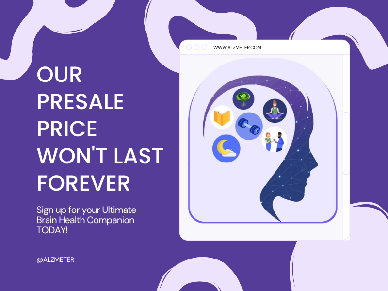 AlzMeterApp's tweet photo. Lock in our introductory pricing for Alz Meter now before it’s gone - invest in your cognitive health today! #AlzMeter #BrainHealth #Alzheimers #HealthyLiving
https://t.co/nChfRjhEG2 https://t.co/pvEazudQiN