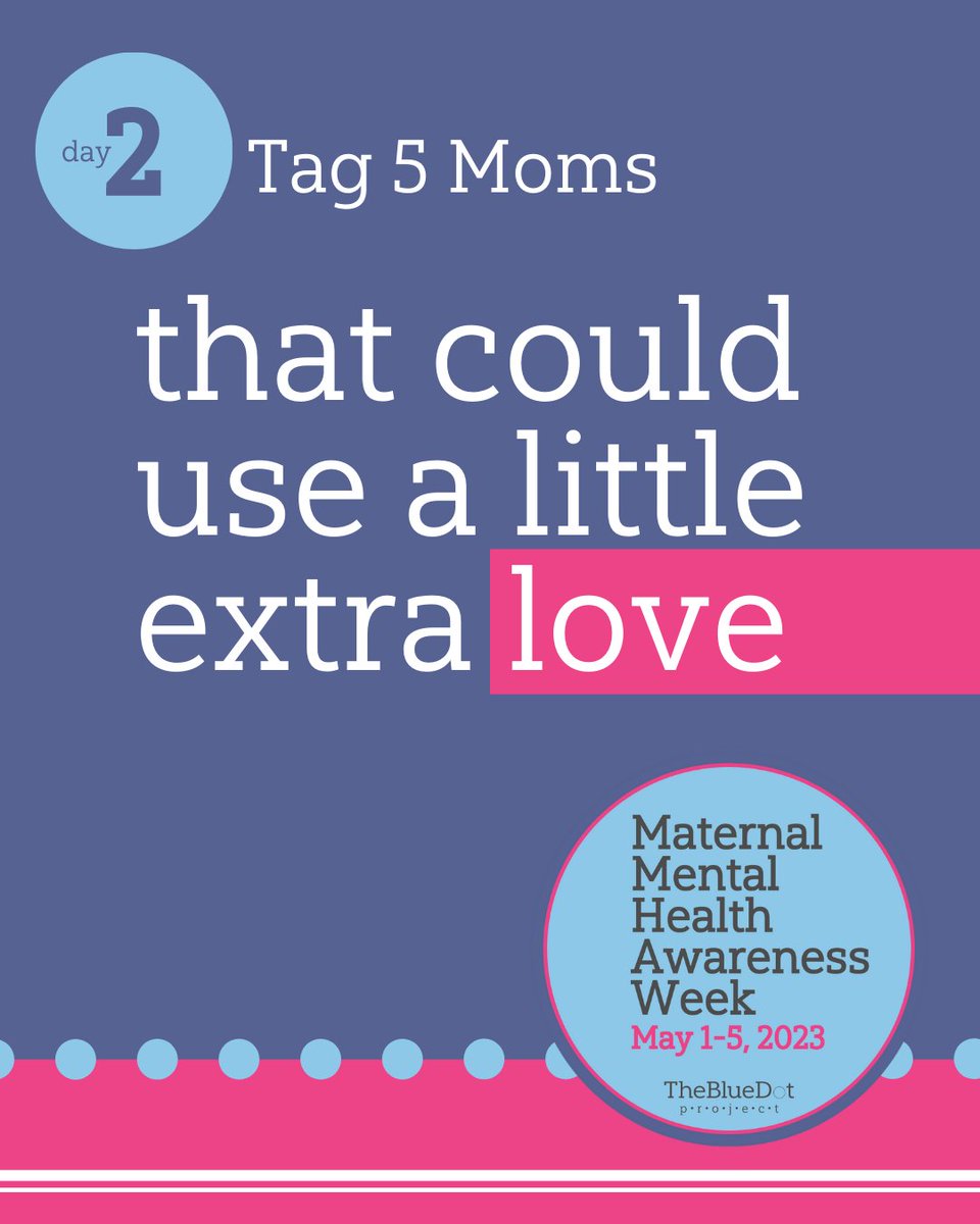 The never-ending #MomGuilt and lies we tell ourselves may lead us to believe we aren't a 'good mom'. Tag a mama who could use some extra love today and a reminder that they ARE A GOOD MOM. 💙 💙 Leave a blue heart to show your commitment to today's call to action. #MMHWeek2023