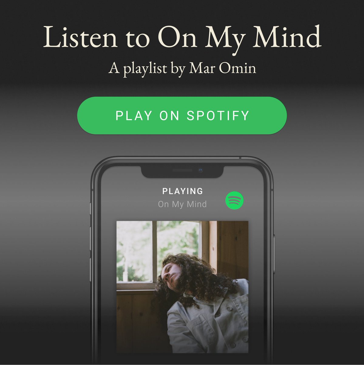 I've updated the 'On My Mind' Spotify playlist! It's been a while and some people asked me to add some newness to the list. 🧐 Have a listen and let me know your thoughts! bit.ly/OnMyMindPlayli…