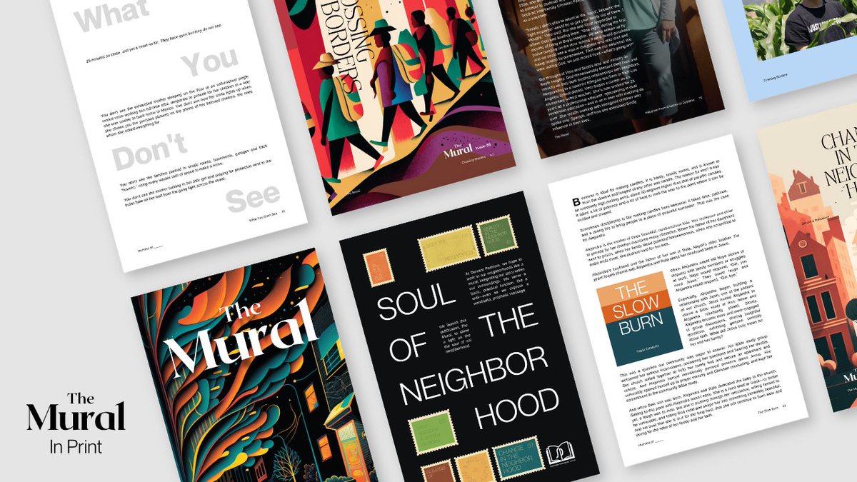 Introducing... The Mural in Print! We are compiling our first seven issues of written and visual content into a magazine collection, available for preorder until June 30. Order a $5 copy and enjoy beautiful photography, poetry, prose, and more. 
servantpartnerspress.org/products/the-m…