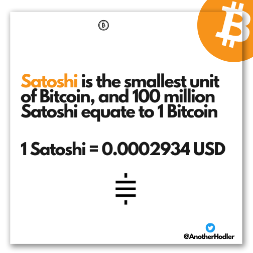 AnotherHodler's tweet photo. There are still billions of Satoshi. Start collecting today 🪙 #Bitcoin #Satoshi https://t.co/CCcvb90yEM
