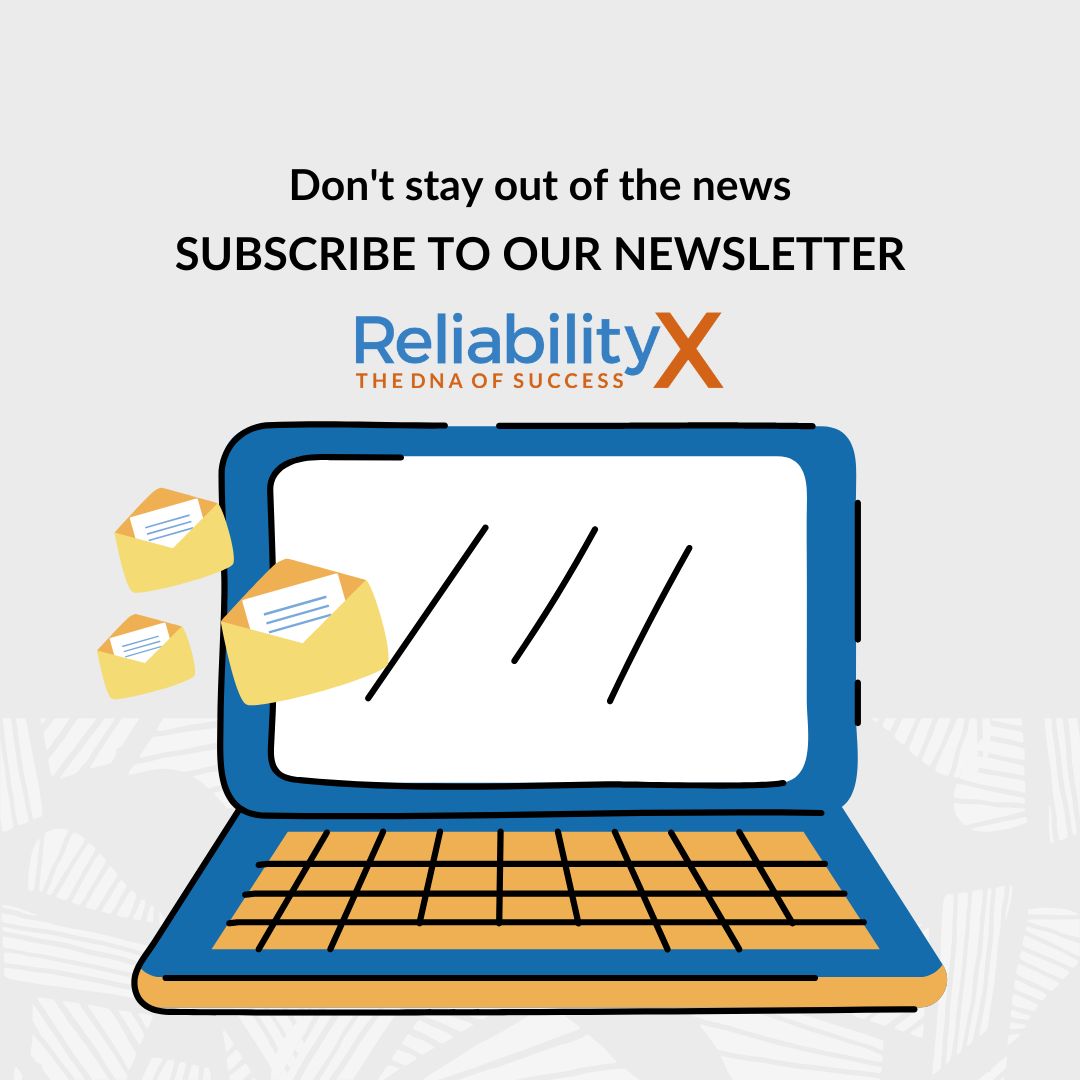 ReliabilityX's tweet photo. Attention all! Our May newsletter is just around the corner, and you won't want to miss out on the latest updates and insights from the #ReliabilityX team. To receive our #newsletter directly to your inbox, simply sign up on our website today. https://t.co/SRJm41BdpM https://t.co/Pu67FDRlZ0