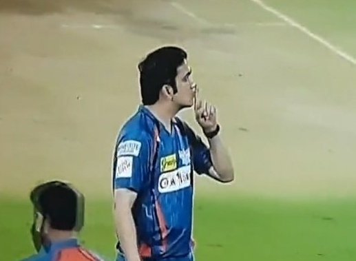 _Mr_Shubham__'s tweet photo. What Goes Around .....Comes Around!!

Gautam Gambhir at Chinnaswamy Stadium.

Virat Kohli at Ekana Stadium.

#LSGvRCB #IPLonJioCinema https://t.co/KgGrC0OCJX