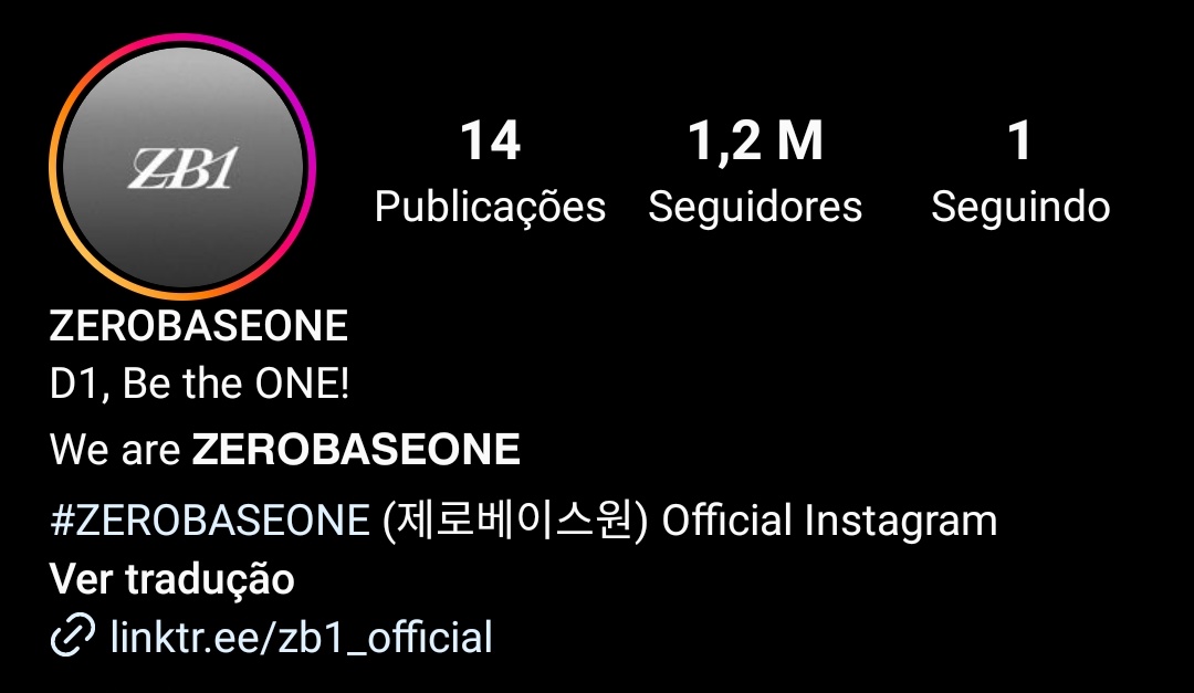 ZB1BRASIL's tweet image. [📰] ERRAMOS! O ZB1 acaba de mudar a biografia de suas redes sociais.

'D1, Be the ONE! We are 𝗭𝗘𝗥𝗢𝗕𝗔𝗦𝗘𝗢𝗡𝗘'

Essa é a introdução oficial do grupo.

#ZEROBASEONE #ZB1 #제로베이스원