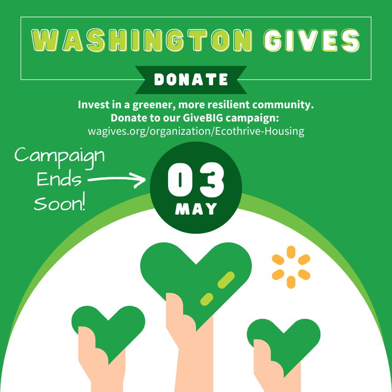 Last week, we submitted our application for a land use permit. When that’s approved, we’ll finalize our construction plans and apply for construction permits!

Support the pilot by donating today: wagives.org/organization/E…

#HousingForAll #GiveBIG #ThatGivingFeeling