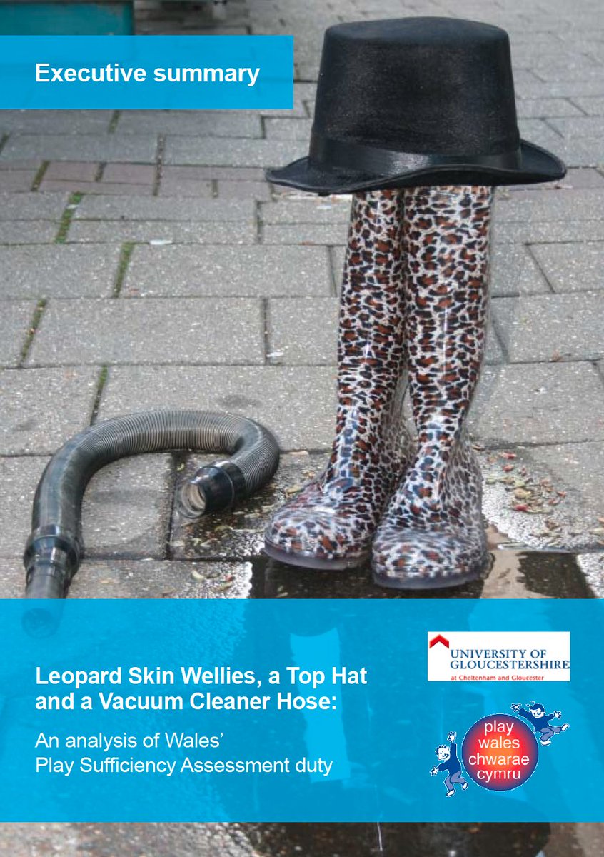This month marks 10 years since the publication of ‘Leopard Skin Wellies, a Top Hat and a Vacuum Cleaner Hose…’ – the first of four research studies into the Play Sufficiency Duty.

Take a look on our brand new website 👉 play.wales/resources-libr…

#play #playsufficiency #playwork