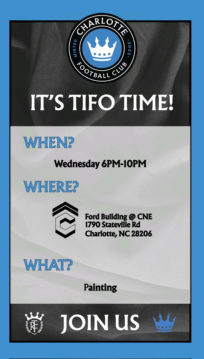 Come out and join us this Wednesday at <a href="/campnorthend/">Camp North End</a>! We will be finishing one Tifo and Painting another.