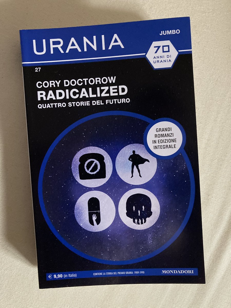 GIULIOSOLD's tweet image. In lettura / reading #Radicalized by @doctorow .