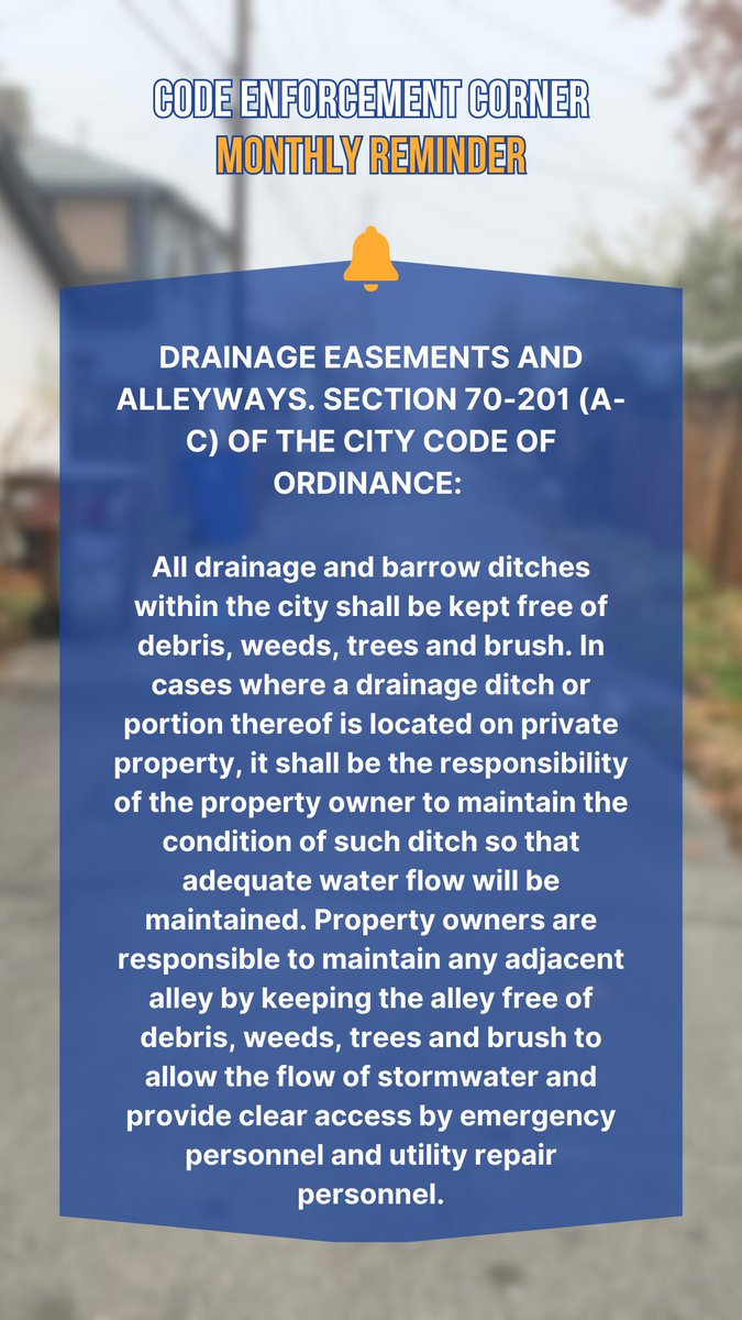BalchSpringsTX's tweet image. #CodeEnforcement #Reminder #TipoftheMonth
#CumplimientodeCodigos #Recordatorio #Consejos #BalchSpringsTx