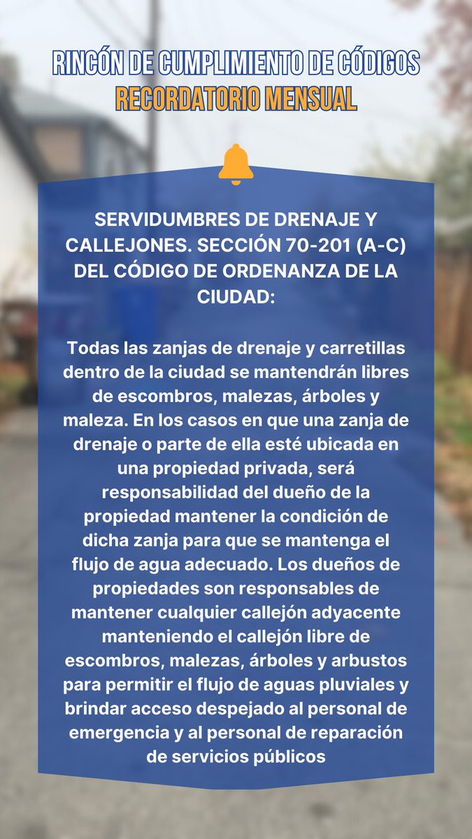 BalchSpringsTX's tweet image. #CodeEnforcement #Reminder #TipoftheMonth
#CumplimientodeCodigos #Recordatorio #Consejos #BalchSpringsTx