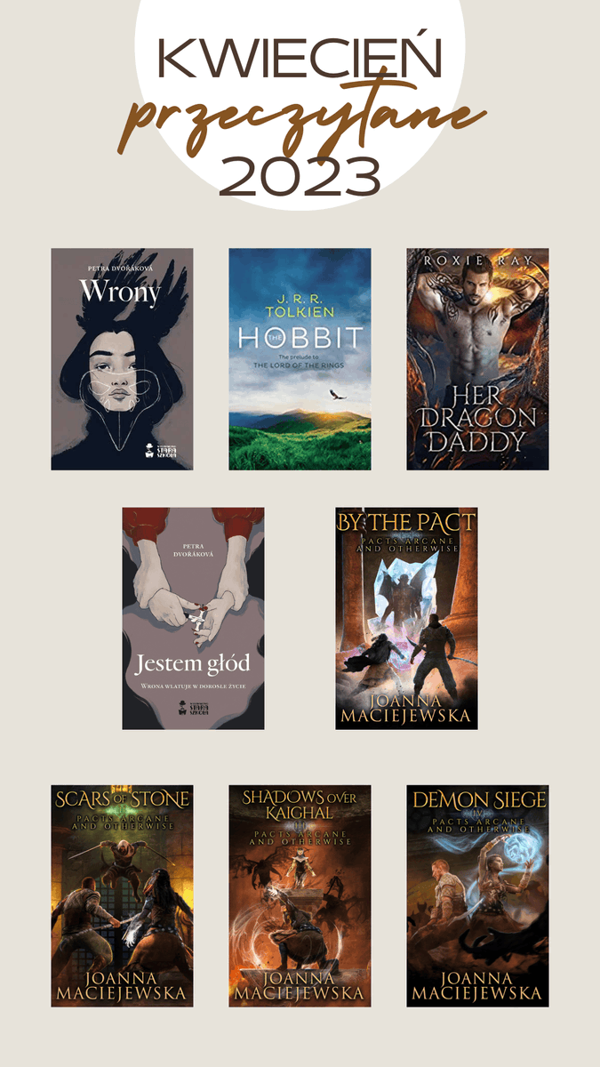 IwonaMag's tweet photo. Kwiecień czytelniczo wygrała u mnie @AuthorJMac 
#TwitteroweKsiazkary #readlist2023pl #ksiazkowemole https://t.co/qzVPZMQSz9