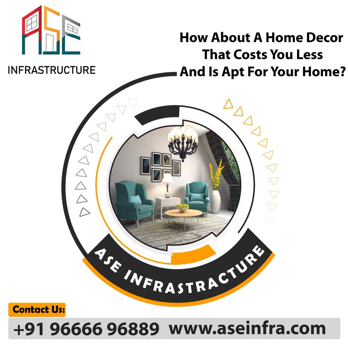 aseInfrastruct2's tweet photo. For affordable #homedecor you know where to go. Come to #ASEINFRASTRUCTURE and we'll do it for you.
Call Us:+919666696889
Visit Us: https://t.co/m6fCc4B5Gb
 #constructionlife #constructionwork #constructbuilders #builder #trendingpost #creativedesign #explorepage #interiordesign https://t.co/ZHEKrQEJoy