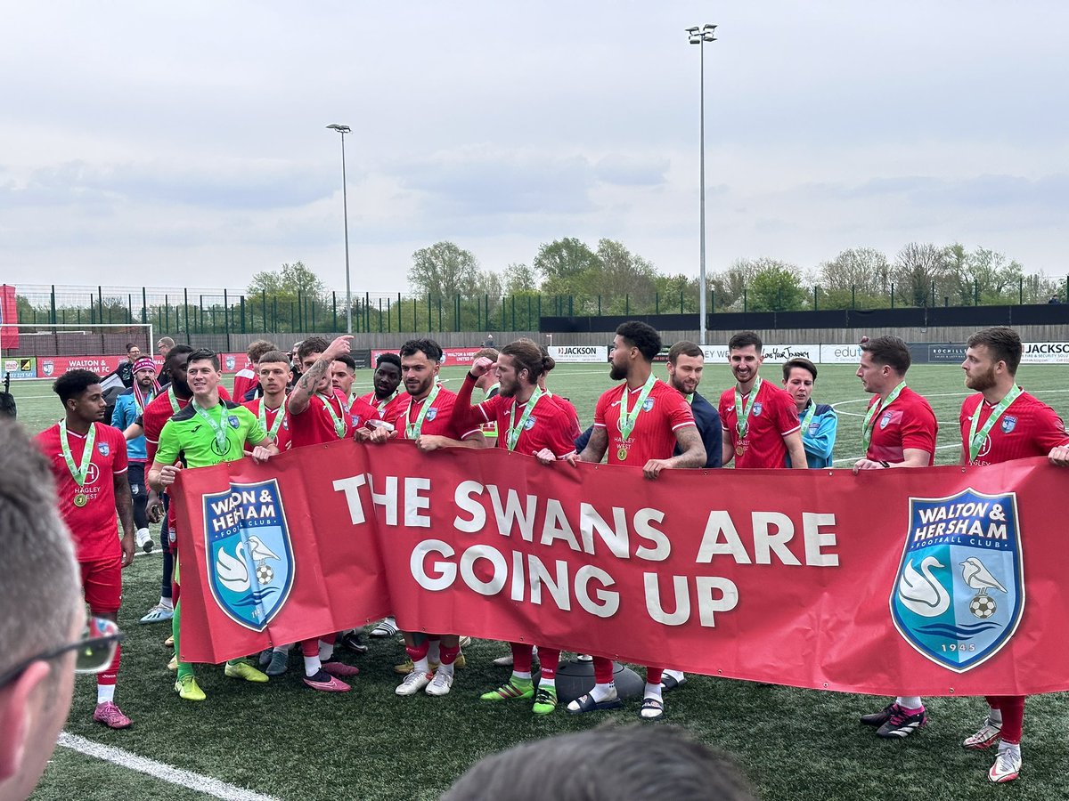 Good Day yesterday…#SwansRise 
Cracking season well done <a href="/waltonhershamfc/">Walton & Hersham F(C)</a>