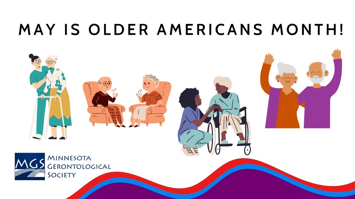 May is #OlderAmericansMonth and MGS is doing a series of research based posts every Friday of the month! Stay tuned and make sure to Celebrate!
#gerontology #agingadults #mgs #research